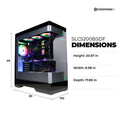 CyberPowerPC Gaming Desktop AMD Ryzen 7 9800X3D NVIDIA GeForce RTX CyberPowerPC Gaming Desktop AMD Ryzen 7 9800X3D NVIDIA GeForce RTX