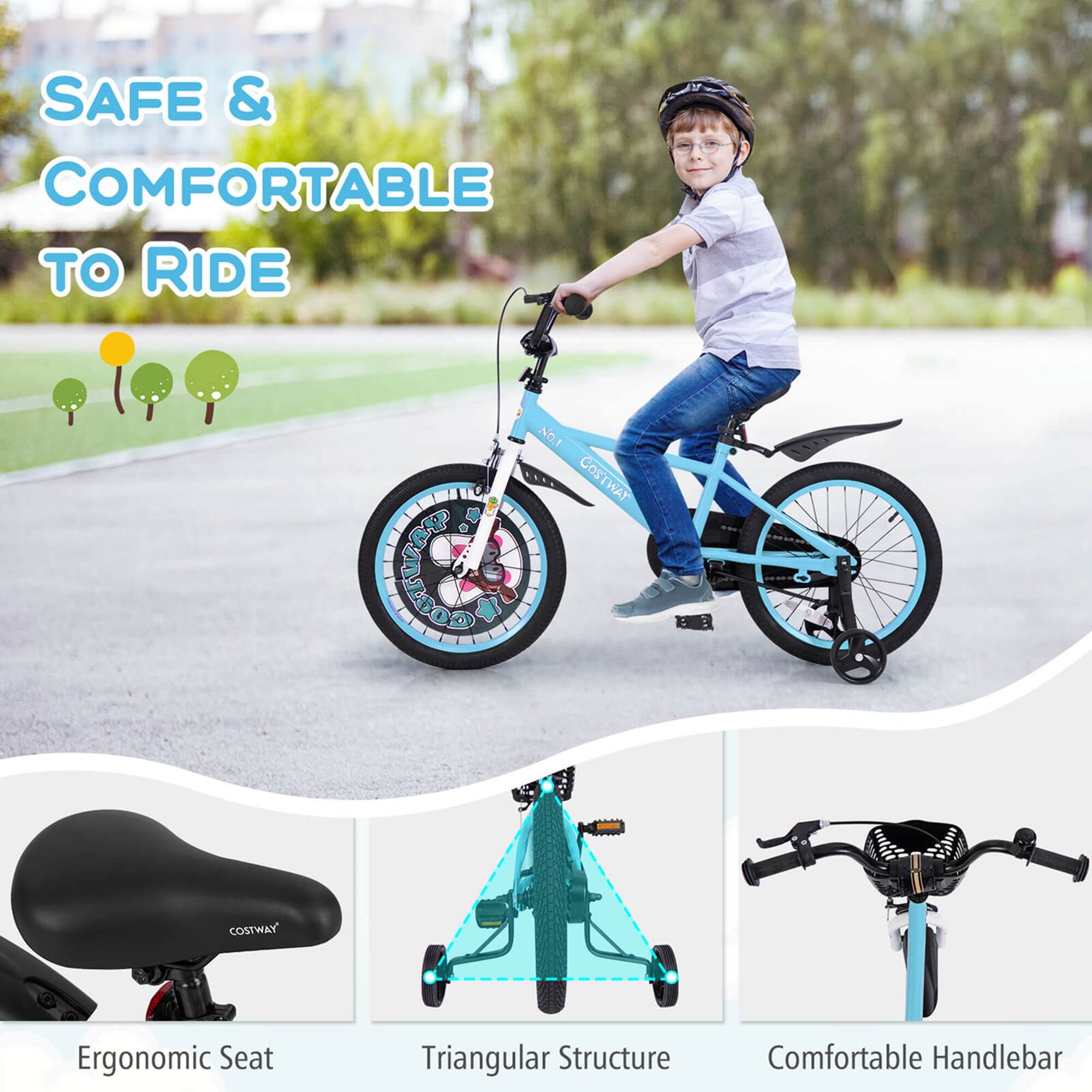 SAFE & COMFORTABLE TO RIDE

COSTWAY

Ergonomic Seat

Triangular Structure

Comfortable Handlebar