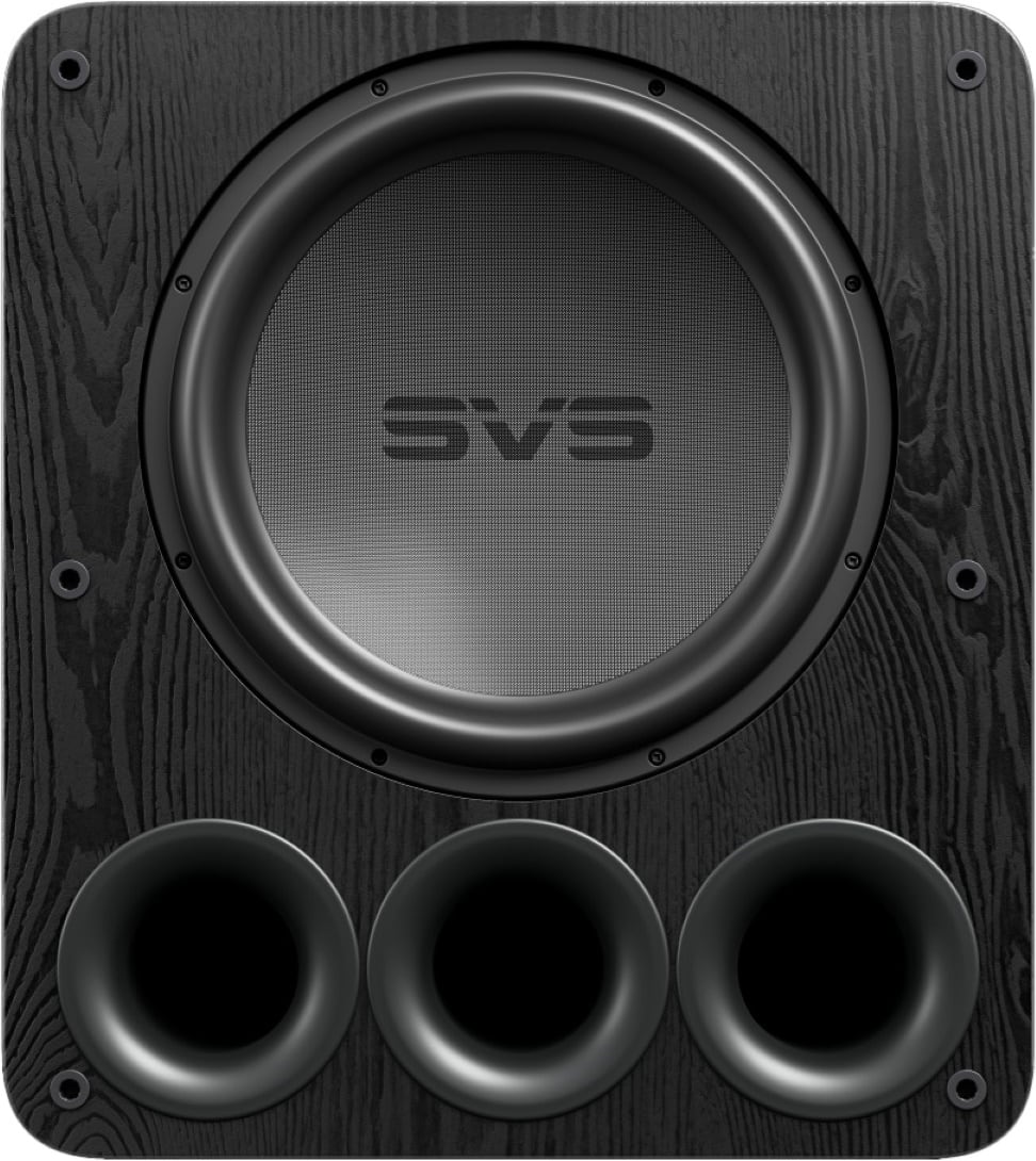 SVS - PB-5000 Ultra R|Evolution 15" 2000W Powered Subwoofer - Black Ash - Front_Zoom