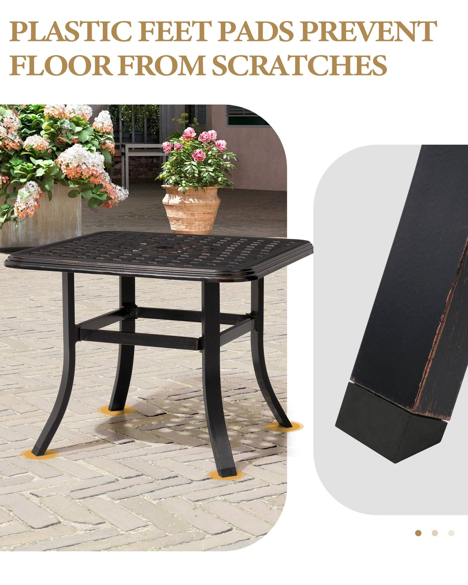 PLASTIC FEET PADS PREVENT FLOOR FROM SCRATCHES