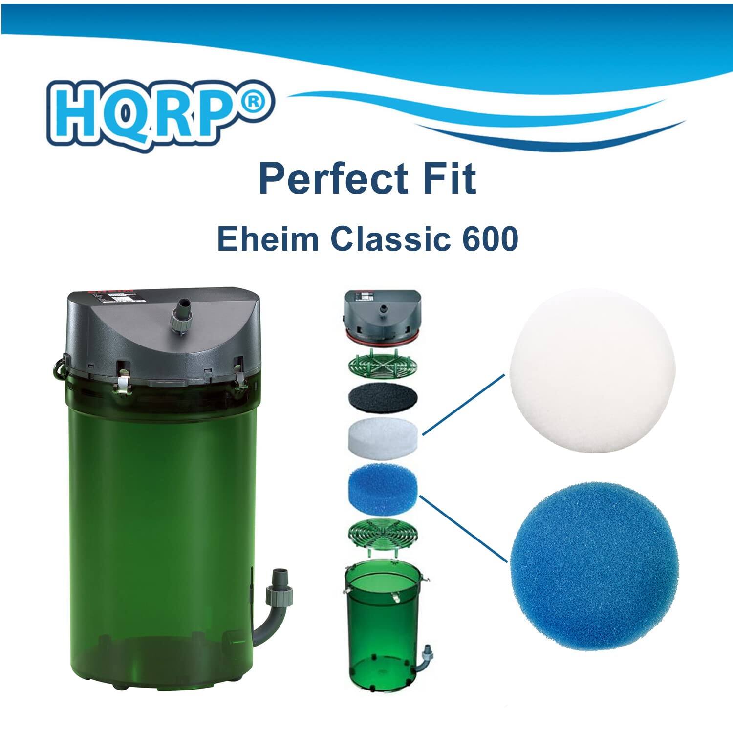 HQRP® Perfect Fit Eheim Classic 600