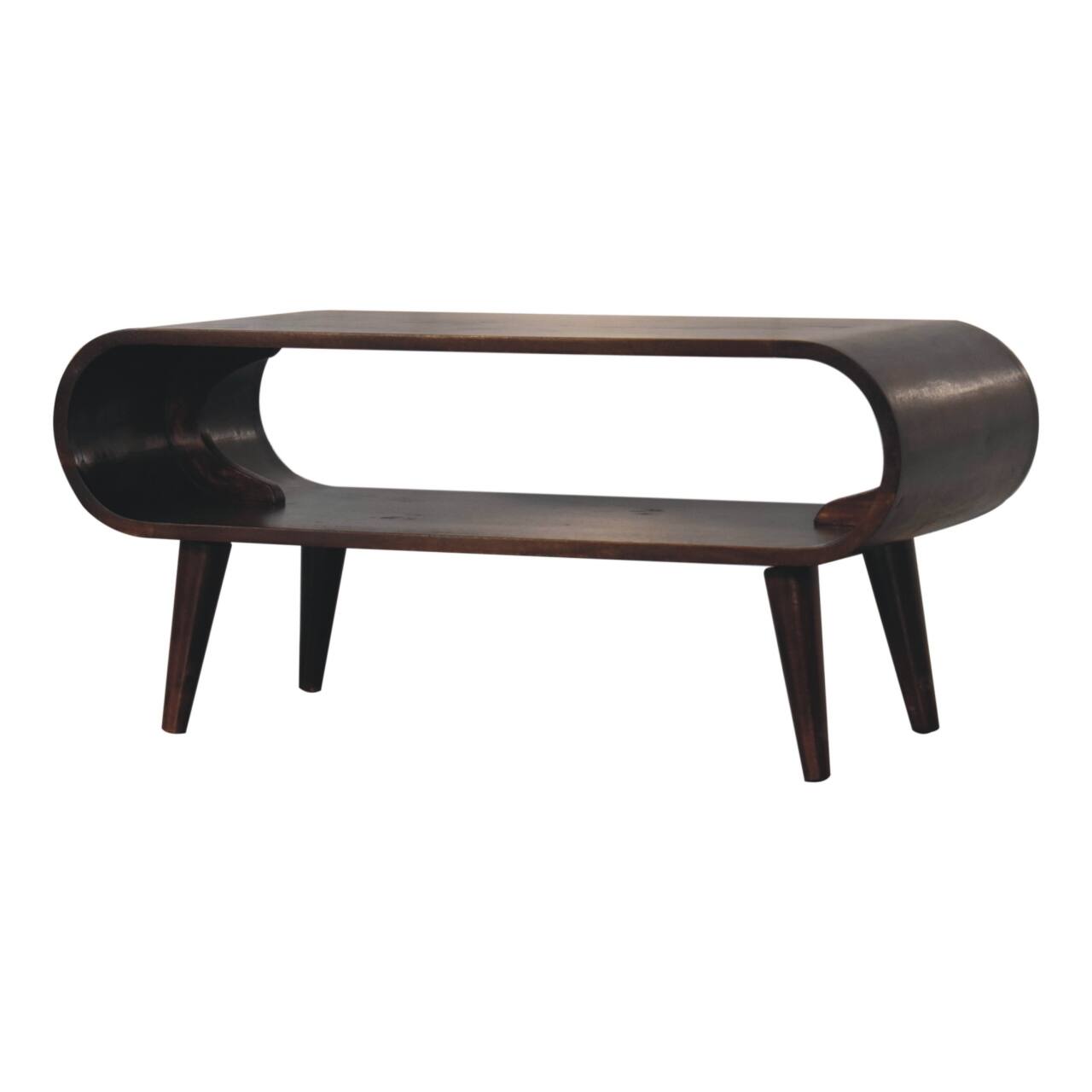 Back. Artisan Furniture - Artisan Furniture Solid Wood Amaya Light Walnut Coffee Table - Brown.