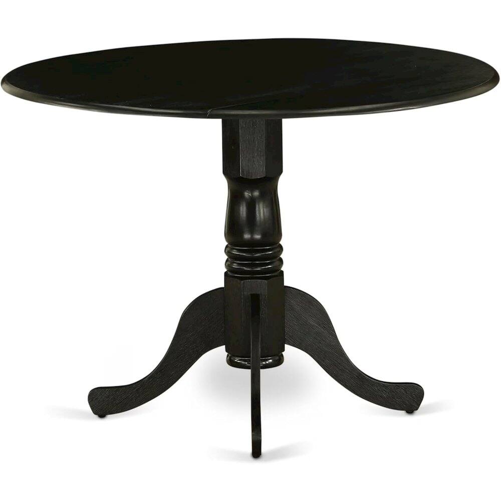 Back. FurniFact - Round Table - Brown.