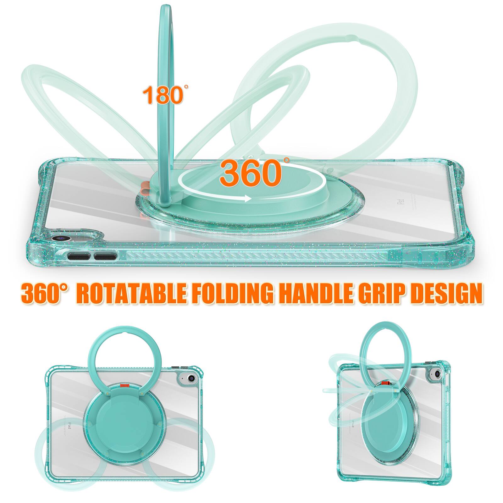 360° ROTATABLE FOLDING HANDLE GRIP DESIGN