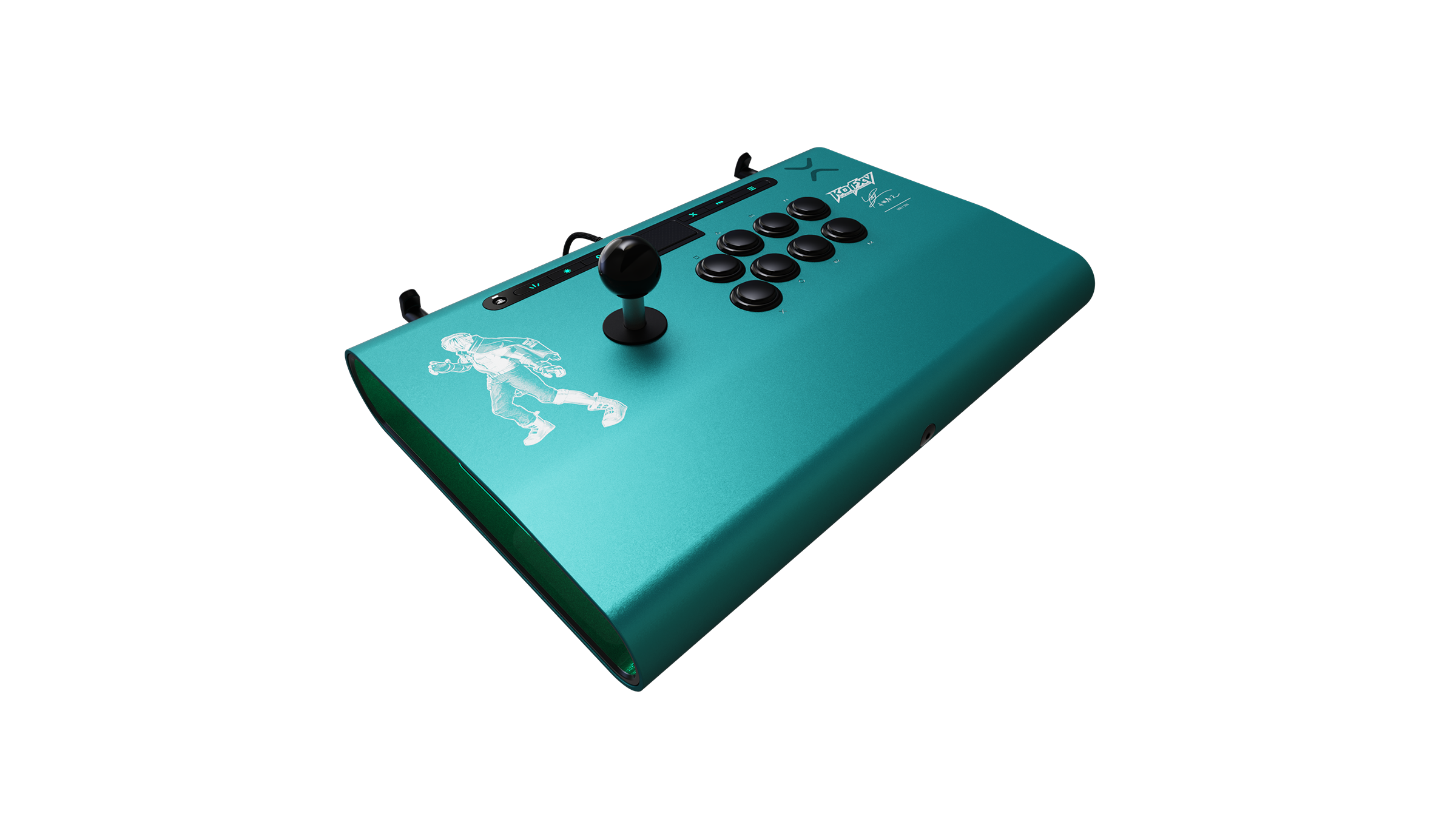 Left. Performance Designed Prod - The King of Fighters Victrix™ Pro FS Arcade Fight Stick - Blue.