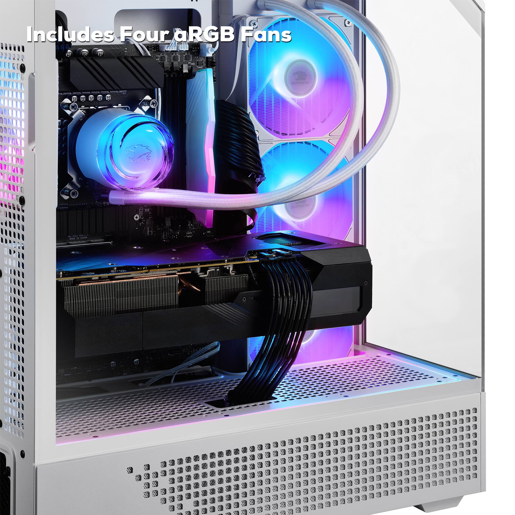 Includes Four aRGB Fans