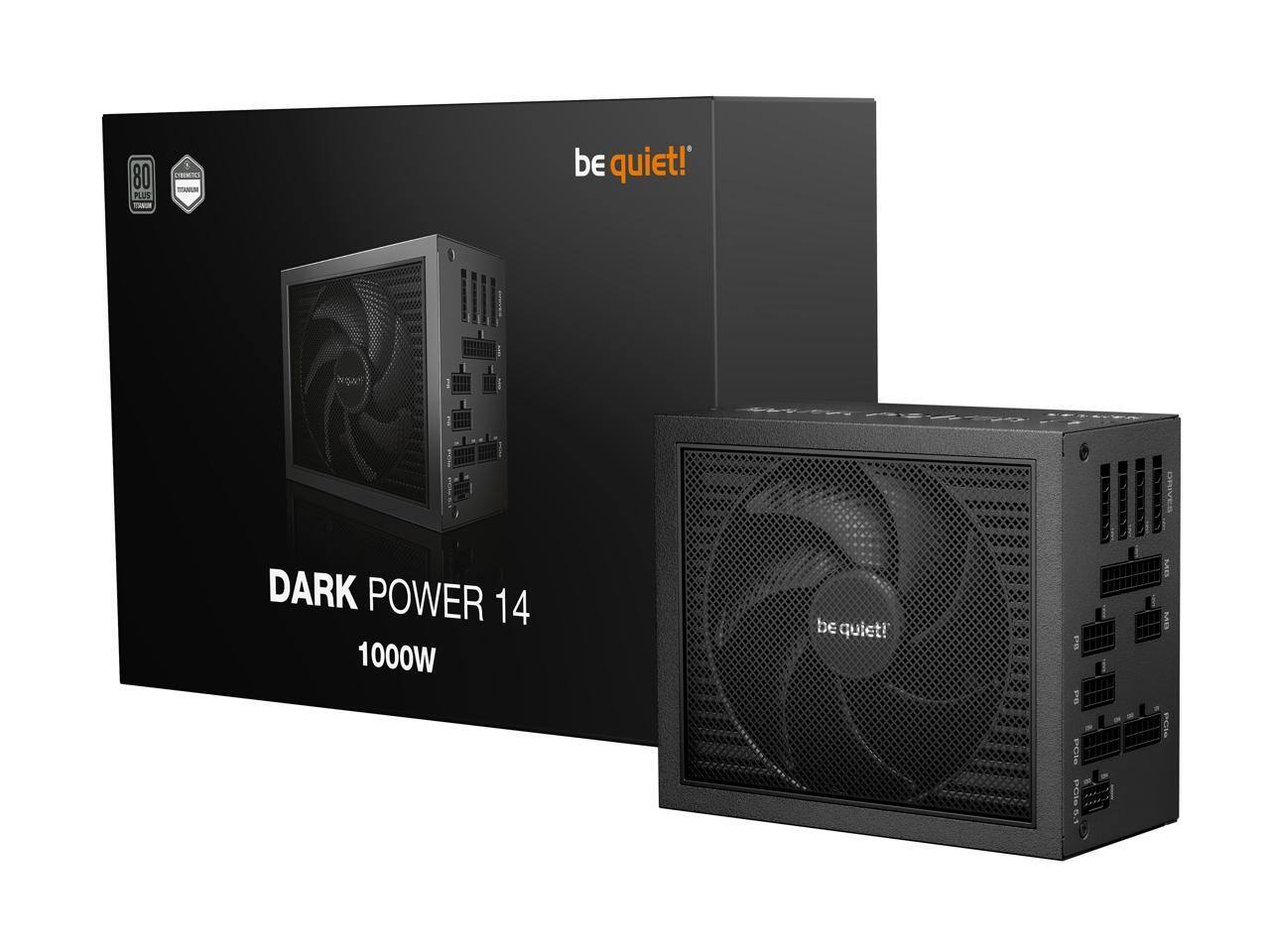 80 PLUS PLATINUM  
be quiet!  
DARK POWER 14  
1000W