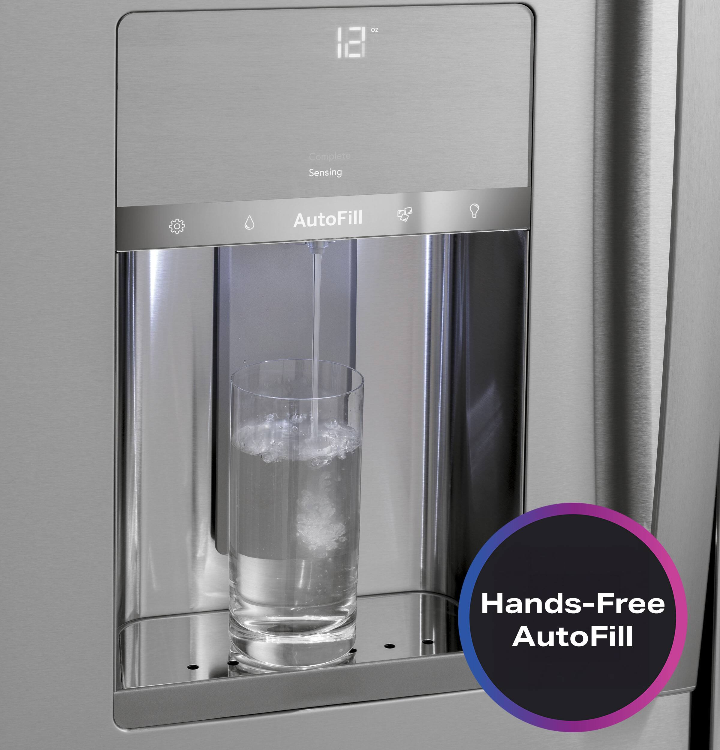 The text on the image reads: "12 Complete Sensing 2O AutoFill 2 Hands-Free AutoFill."