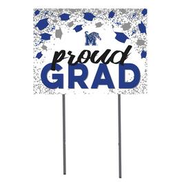 Jardine - Memphis Tigers 18'' x 24'' Grad Yard Sign - White