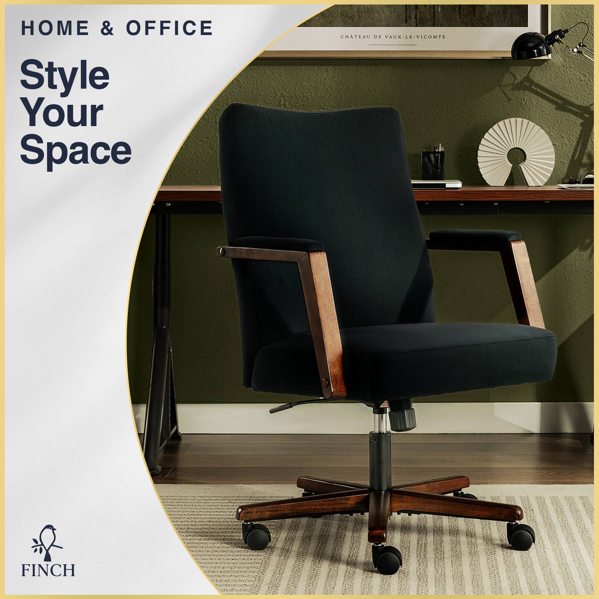 Finch Neo One Fabric Mid-Back Home Office Chair with Padded