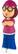 Angle Standard. Family Guy - Meg 16GB USB 2.0 Flash Drive - Pink/Blue.