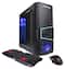 CyberPowerPC - Gamer Xtreme Desktop - Intel Core i5 - 8GB Memory - 2TB Hard Drive - Black/Blue-Front_Standard