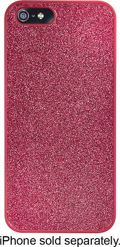 Welvarend ego Aardbei Dynex™ Glitter Case for Apple® iPhone® 5 and 5s Pink DX-MA5DB27 - Best Buy