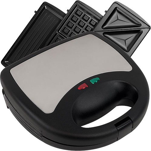 Chef Buddy Panini Press Grill And Gourmet Sandwich Maker - Black