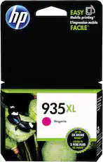 Front. HP - 935XL High-Yield Ink Cartridge - Magenta.