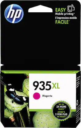 HP - 935XL High-Yield Ink Cartridge - Magenta