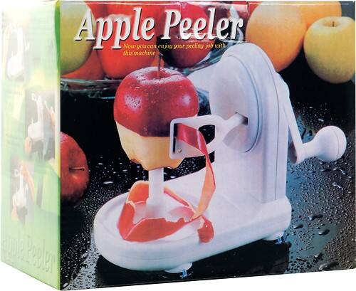 Angle Standard. Chef Buddy - Apple Peeler - White.