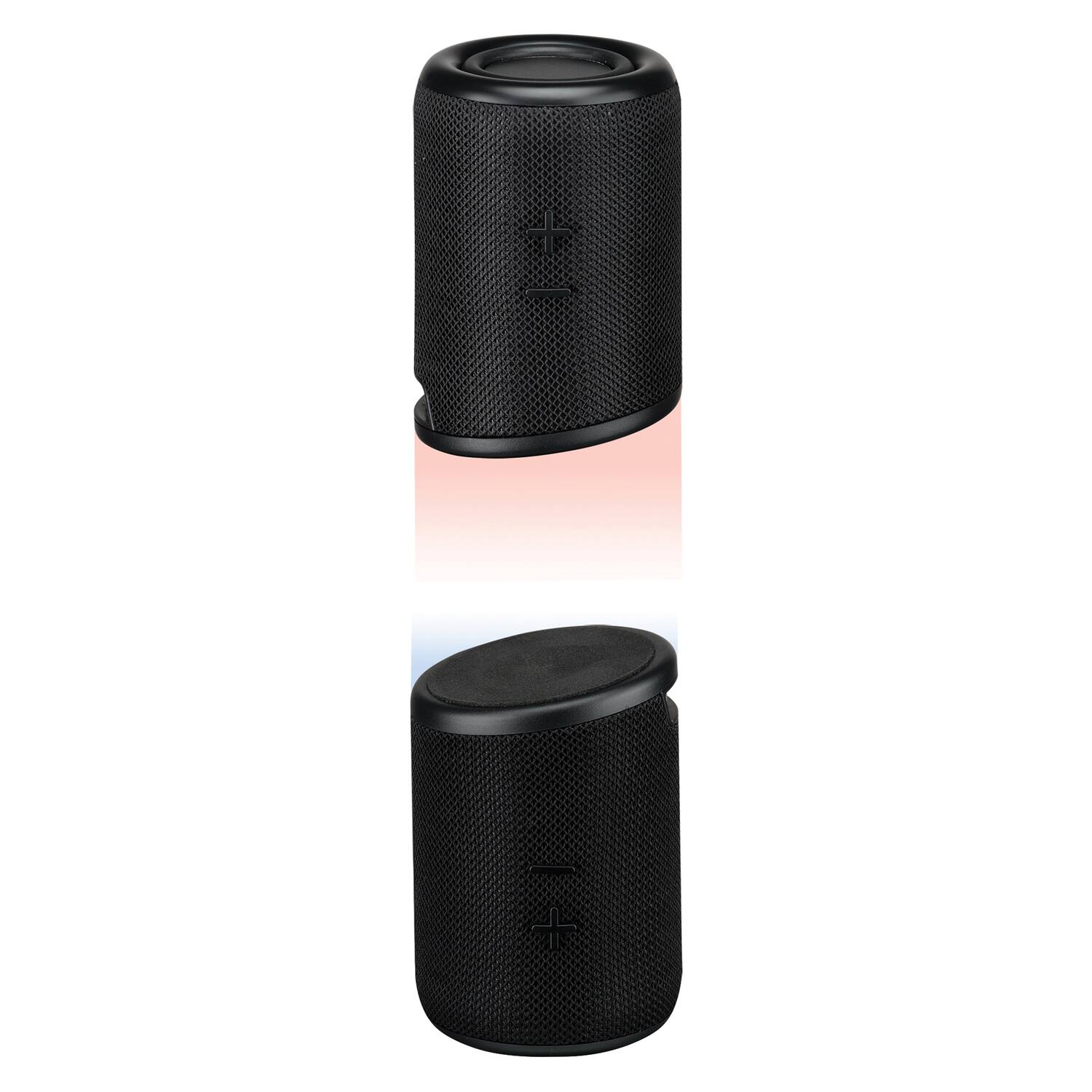 Alt View 1. iLive Electronics - Magnetic+ Portable Bluetooth Stereo Speakers True Wireless ISB2133B - Black.
