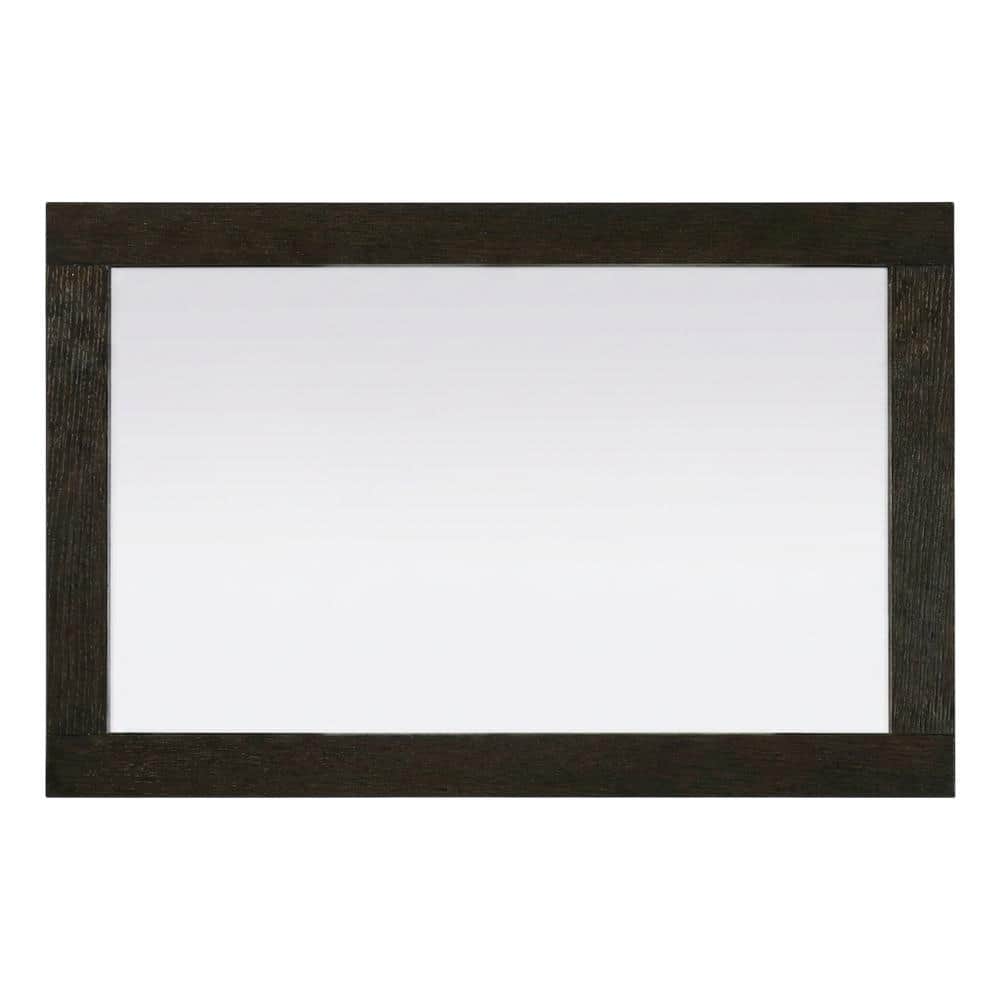 Elegant Kitchen and Bath - Noah Wooden Rectangle Mirror 22 x 32 - Chocolate Oak price history on PriceWatchPro