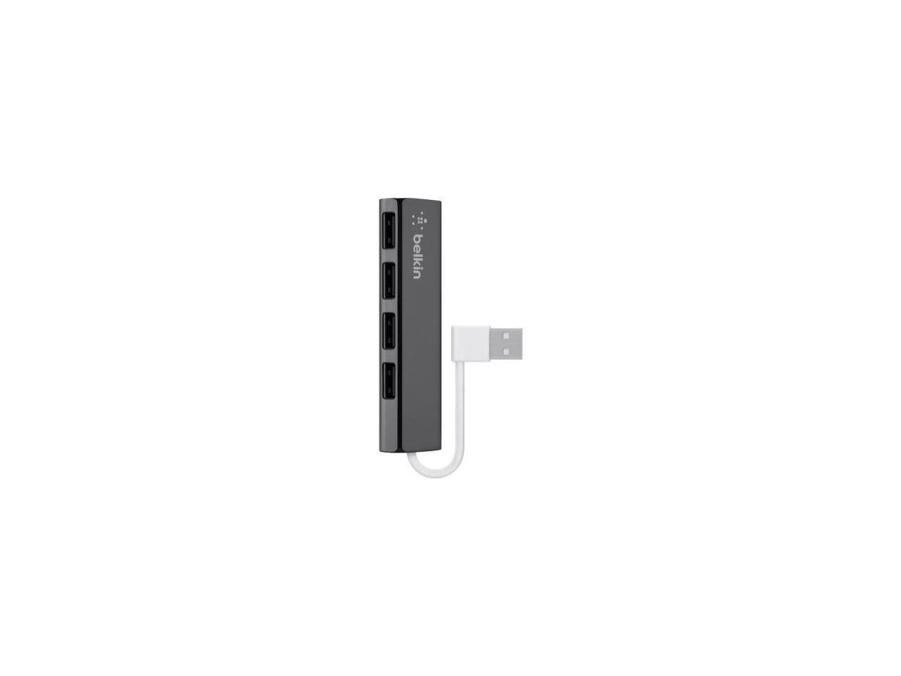 Alt View 7. Belkin - Belkin Ultra-Slim 4-port USB Hub.