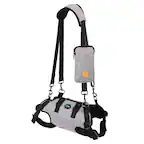 Front. Ownpets - Dog Sling Harness for Spine Protection, Support Vest to Assist Aged Dogs, Size S - Grey.