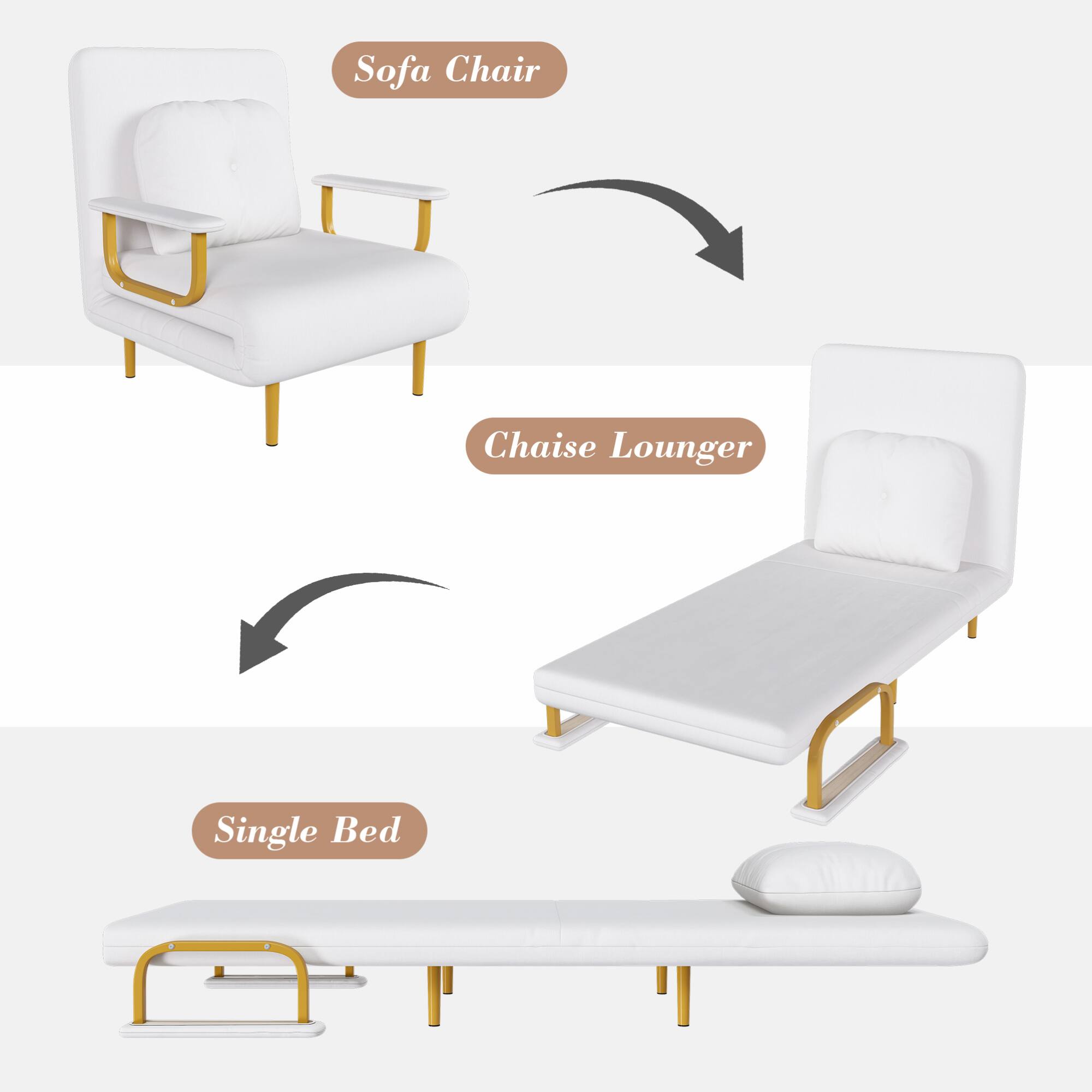 Sofa Chair  
Chaise Lounger  
Single Bed