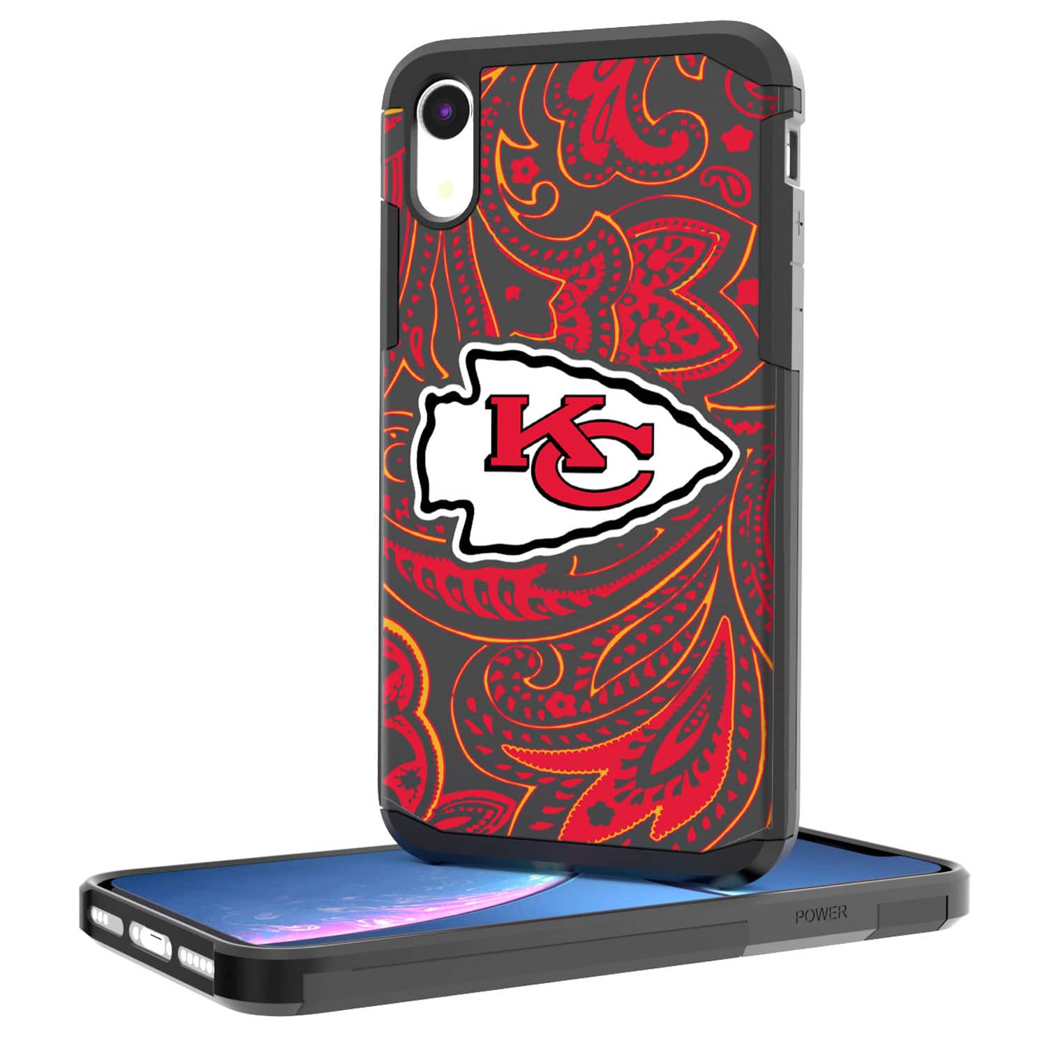 Keyscaper - NFL - Kansas City Chiefs iPhone Rugged Paisley Design Case - 13 Pro - Multicolor price history on PriceWatchPro