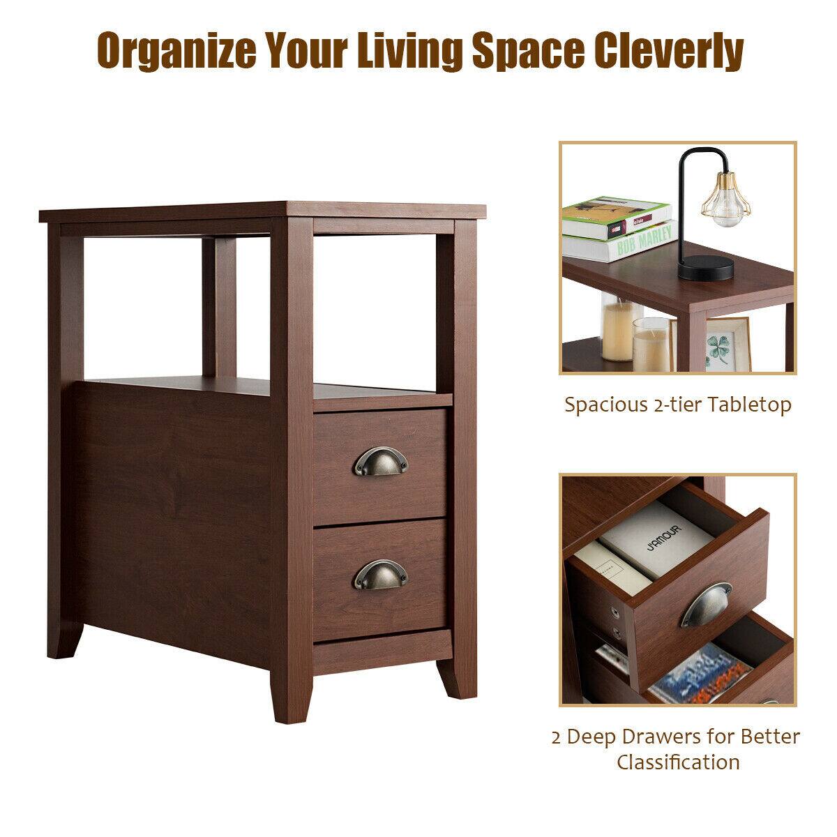 Organize Your Living Space Cleverly

MARLEY
Spacious 2-tier Tabletop

J'AMOUR
2 Deep Drawers for Better Classification