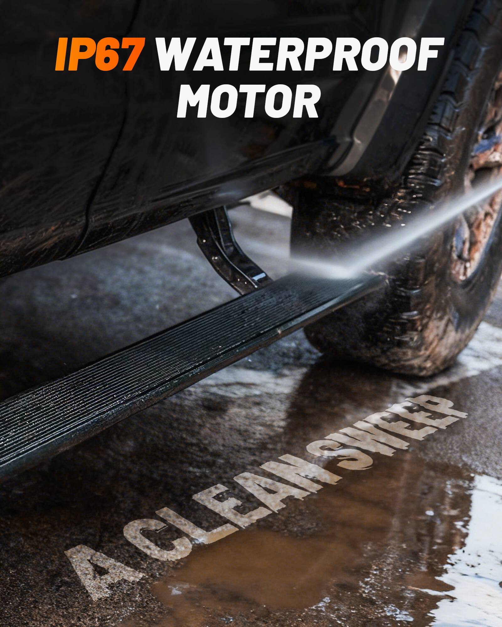 IP67 WATERPROOF MOTOR  
ACLEANSWEEP
