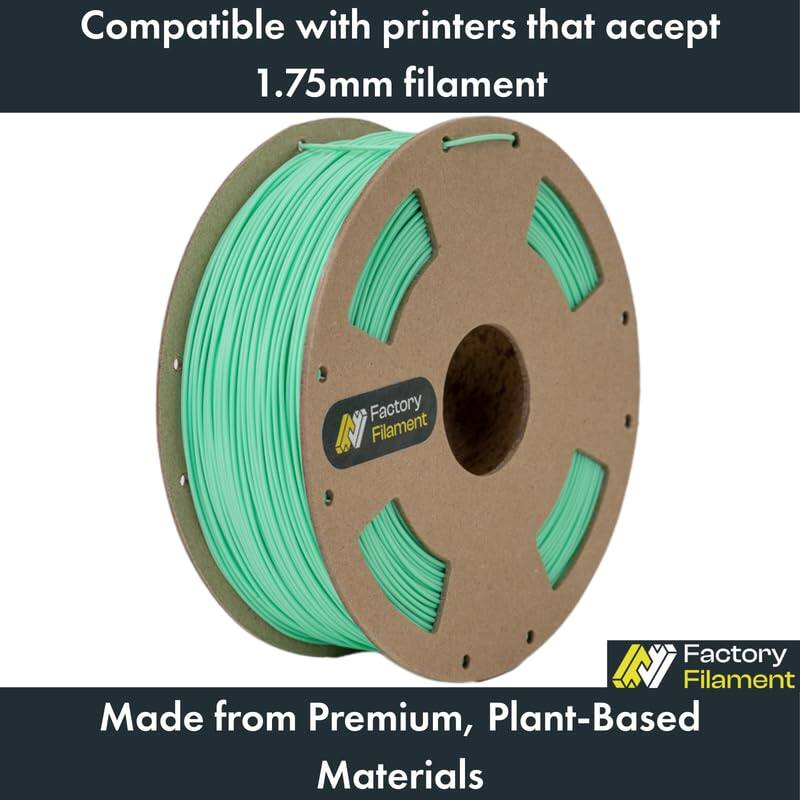 Compatible with printers that accept 1.75mm filament

Made from Premium, Plant-Based Materials