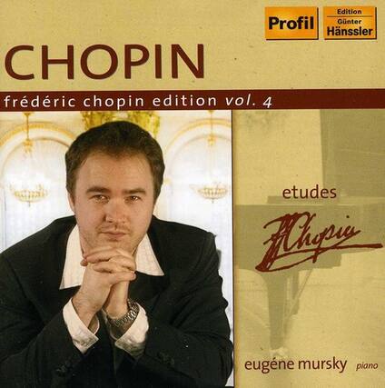 CHOPIN
frédéric chopin edition vol. 4
etudes
Chopin
eugène mursky piano
Profil
Edition Hanssler
Quartier