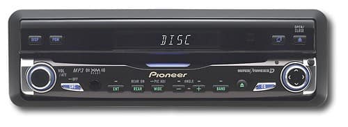 Front Standard. Pioneer - In-Dash XM-Ready/DVD Player/GPS Navigation Receiver w/Touch Screen.
