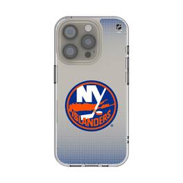 Keyscaper - NHL - New York Islanders Linen Logo iPhone Clear Case - 14 - Multicolor
