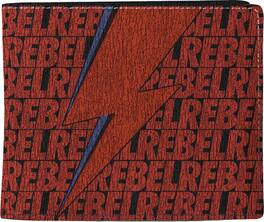 PopMarket - David Bowie - Rocksax - Bowie - Rebel Rebel - Wallet With Coin Pocket (Black) - Multicolor
