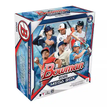 Bowman MEGA E210A A XOS UEEA CAELAMN TRADINO CAPE 9802 T B Aea Y TO 9 FROM TOP PACKS COT MEGA aa0a COLLECTA PER RS REFRACT BOWMAN BOACTIVE TOR a BOXI 22 RTA DM DASE HOT STOCKI NO NEXCLUSIVE ESTARBAND RODKIES BO AND RODKIES PROSPE DA COMPRISED BET L GARDS Bowman keo 2026 BOX LEAGUE BASEBALL P PER MEGA B MAJOR SS u PR A Rdta ML S 1 HL PACK F F PLAYERS