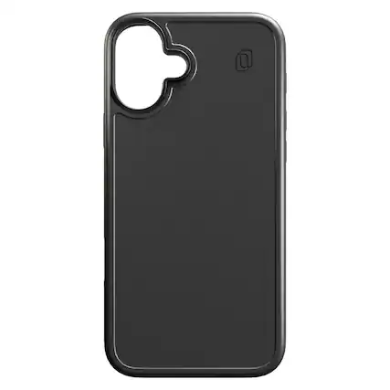 Front. Cellhelmet - Fortitude Series Case for iPhone 16 Plus - Onyx Black.
