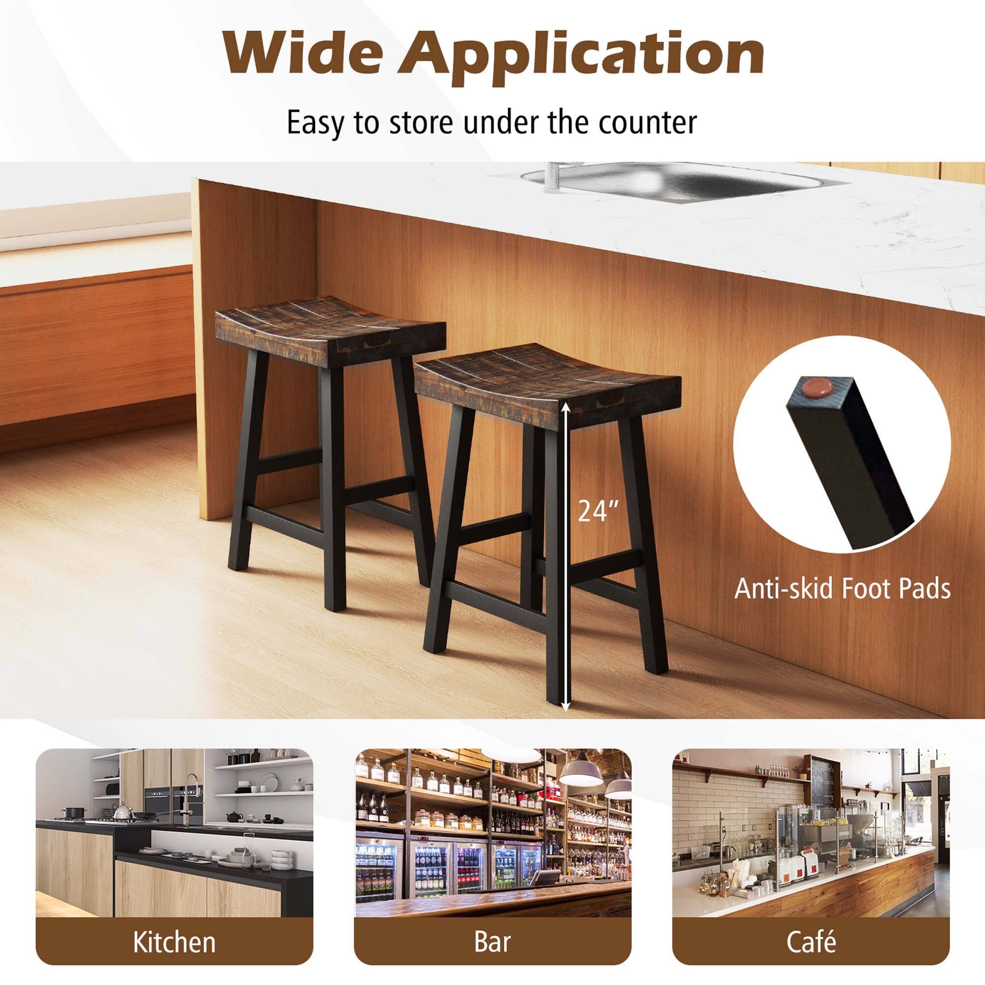 Wide Application  
Easy to store under the counter  
24" Anti-skid Foot Pads  
Kitchen  
Bar  
Café