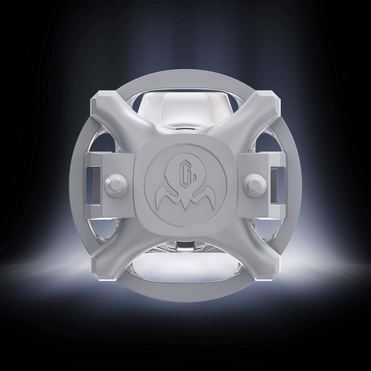 Left. GravaStar - GravaStar UFO Magnetic Hall Effect Gaming Switches Hot-Swappable Contactless Switches with 100M+ Lifespan Silver 10pcs - Silver.
