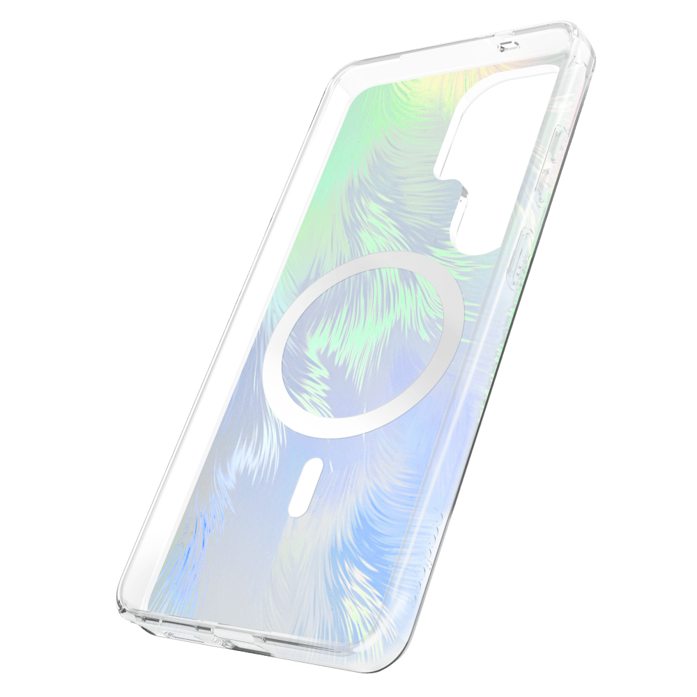 Alt View 5. Prodigee - Pampas MagSafe Case for Samsung Galaxy S26 Ultra - Clear.