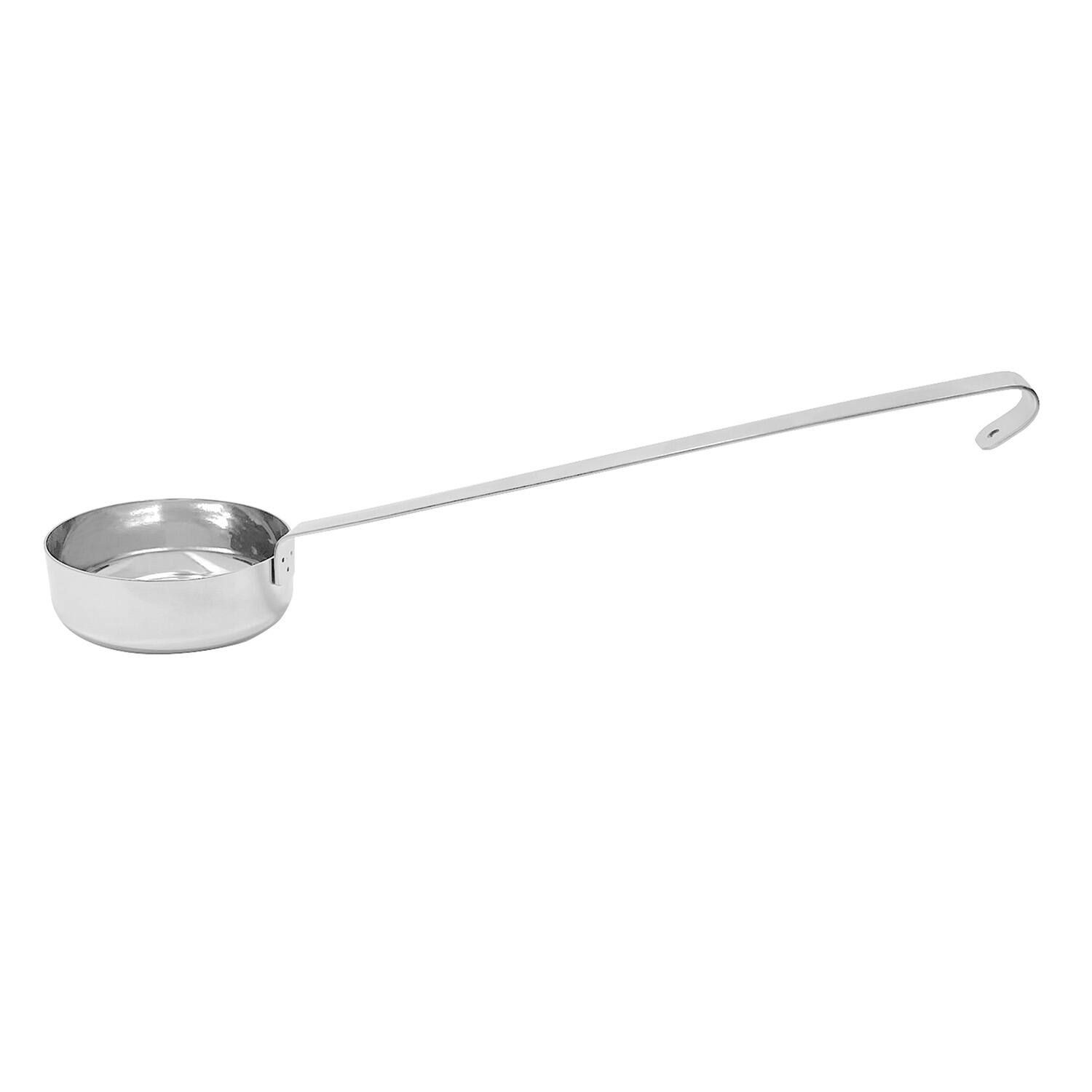 Alt View 3. Norpro - Stainless Steel Flat Bottom Ladle, 3 Ounce Capacity, Stainless Steel - Silver.