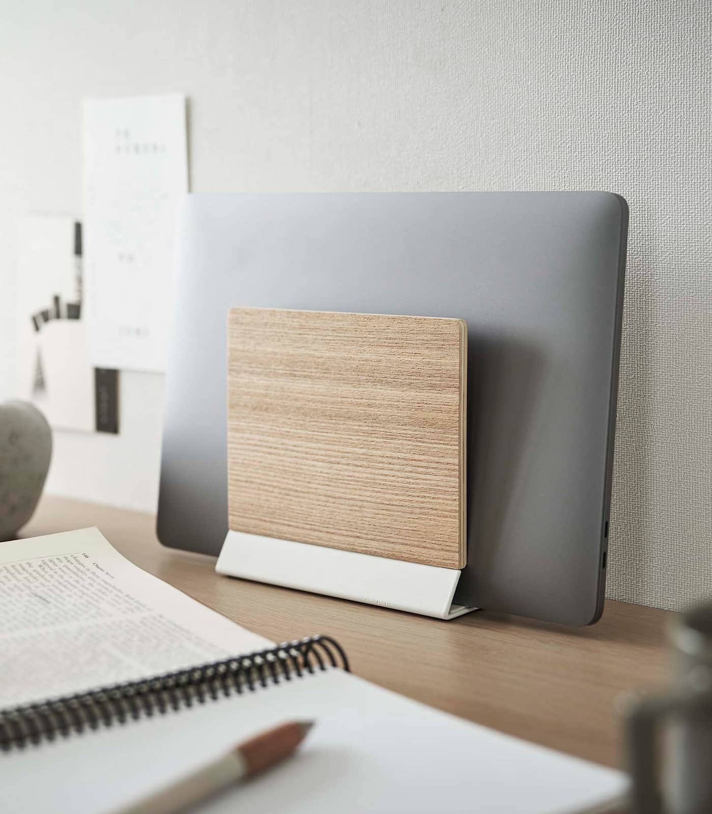 Yamazaki Home - Slim Laptop Stand - Ash