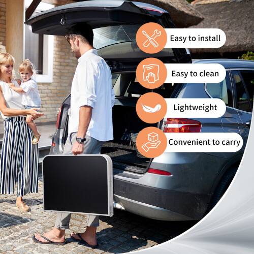 Easy to install  
Easy to clean  
Lightweight  
Convenient to carry
