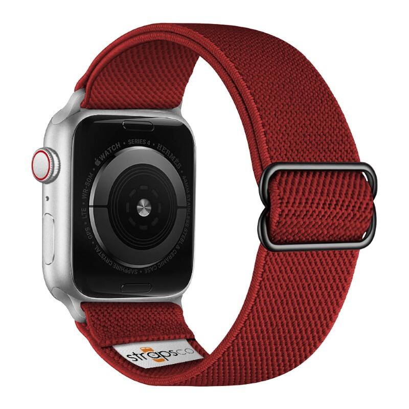 Dark Red (Silver Hardware)