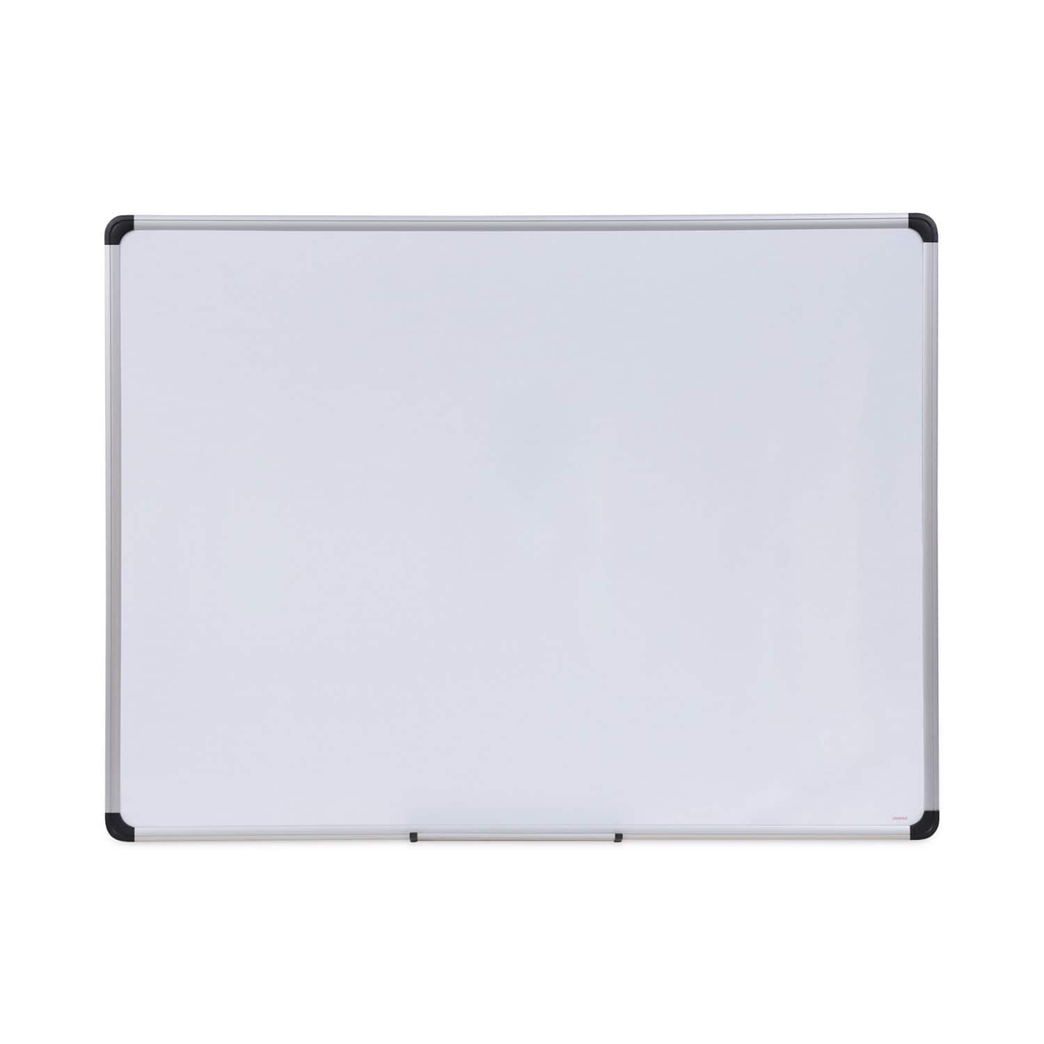 Universal - Magnetic Steel Dry Erase Marker Board, 48" x 36", White Surface, Satin Aluminum Frame