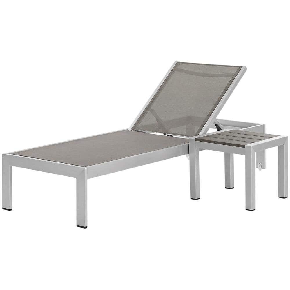 Outdoor Escape - Aluminum Outdoor Lounge Set With Cushioned Seats And Backrests - Gray price history on PriceWatchPro