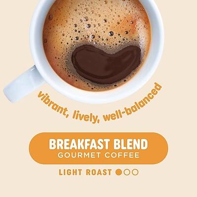 vibrant, lively, well-balanced

BREAKFAST BLEND  
GOURMET COFFEE

LIGHT ROAST