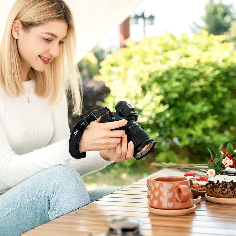 Alt View 2. Schertz - Quick-Release Neoprene Camera Wrist Grip Strap for DSLR/Mirrorless.