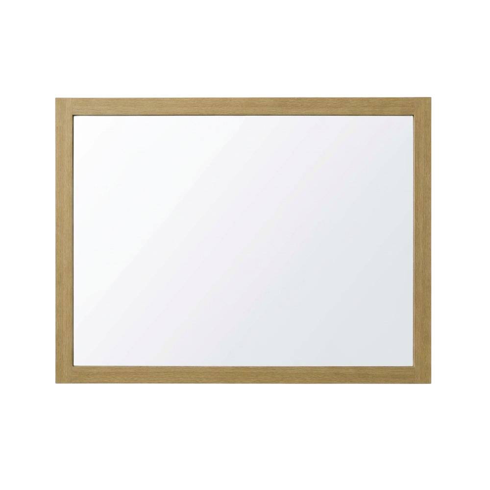 Elegant Kitchen and Bath - Noah Wooden Rectangle Mirror 48 x 36 - Honey Brown price history on PriceWatchPro