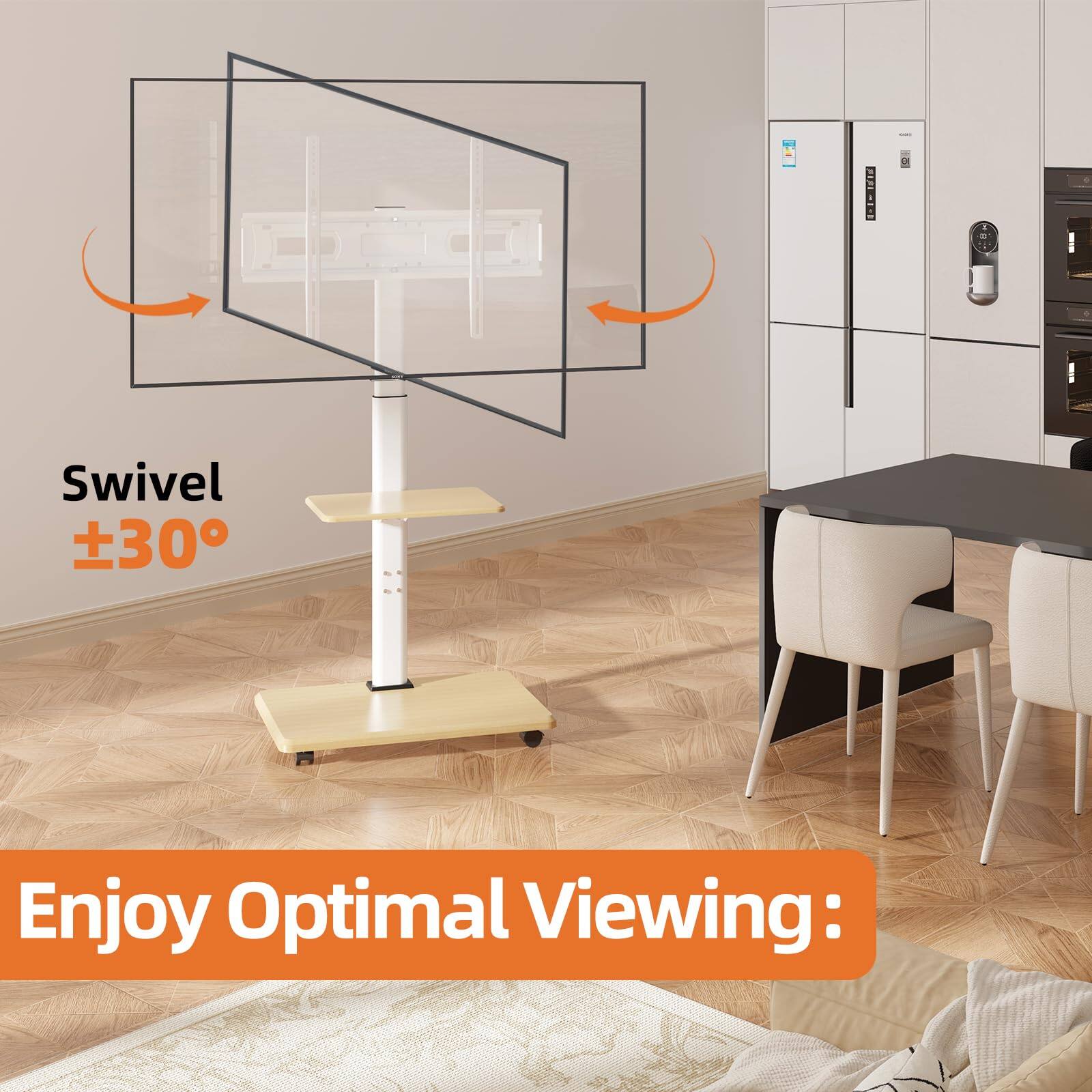 Swivel ±30°

Enjoy Optimal Viewing: