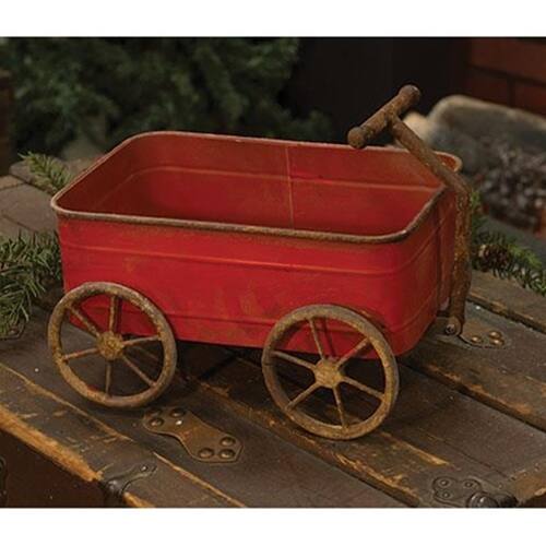 Front. BreeBe - Rustic Red Wagon - Multi.